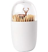 QUALY Deer Meadow Toothpick Holder Unique Home Design Decoration Unusual Gift FKitchen Gadgets Ho...