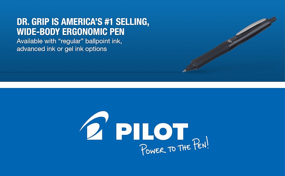Available with "regular" ballpoint ink, advanced ink or gel ink options