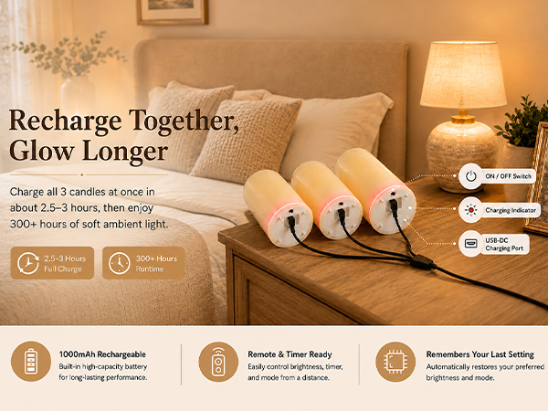 rechargeable candles
