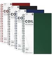4 Pack Lined Journal Spiral Notebook, 120 Pages A5 Small College Ruled Notebooks 5.7" x 8.3", Thi...