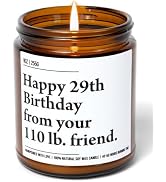 Happy 29th Birthday from Your 110 lb Friend - Funny Best Friend Birthday Gifts for Women - 30th 4...