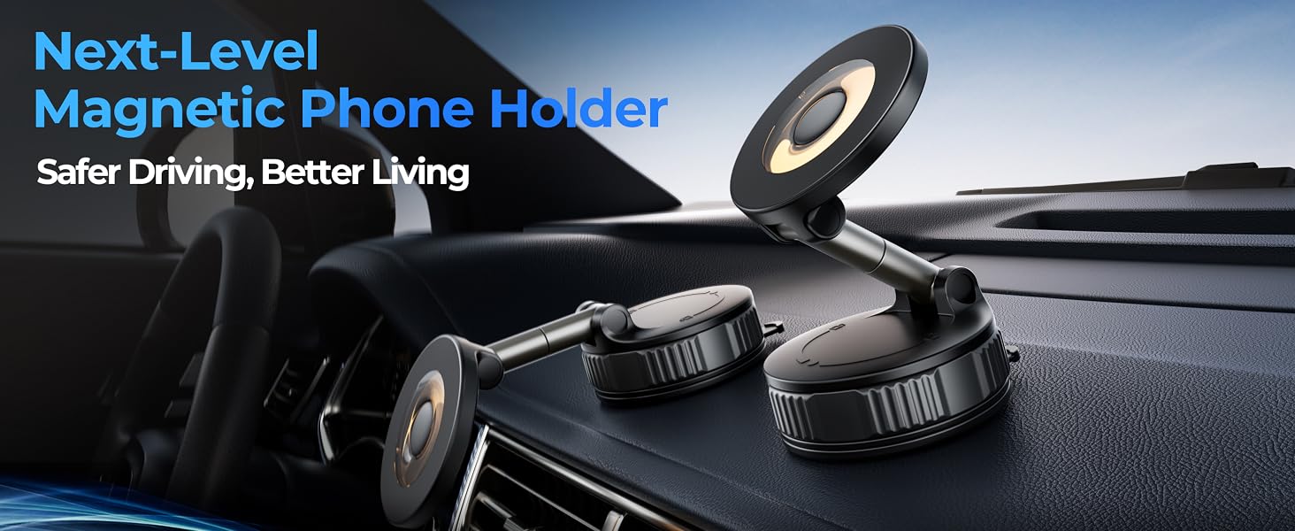 Vacuum Magnetic Phone Holder