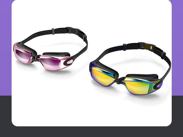 2 Pack swim goggles