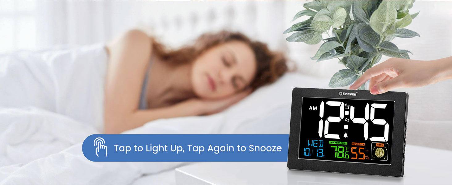 Tap to Light Up, Tap Again to Snooze