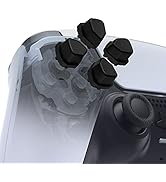 eXtremeRate Ergonomic Split Dpad Buttons (SDP Buttons) for PS5 Controller, Black Independent Dpad...