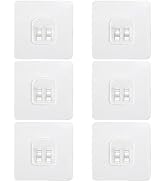 DOCMON 6 Pack Shower Caddy Adhesive Replacement, Extra Thick Bath Toy Storage Replacements, Water...