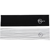 Maven Thread 2" Wide Workout Headbands for Women (2 Pack) – Non-Slip Sweatbands for Gym, Running ...