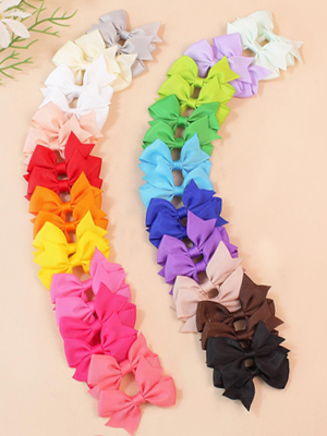 40 different colors baby girl bows