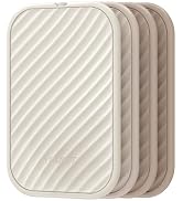 TOURIT Slim Ice Packs for Lunch Boxes and Coolers, 4 Pack Reusable Lunch Box Ice Packs, Long Last...