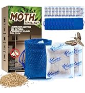 10 Pack Natural Moth Repellent for Clothes Indoor Use, Alternative Moth Balls Moth Traps for Clot...