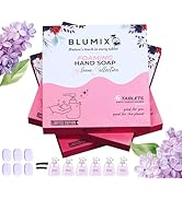 Blumix Foaming Hand Soap Tablet Refill – 6 Tablets | Lilac Scent | Non-Toxic, Plastic-Free, Zero ...