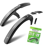 RBRL Bike Fender Set for MTB & E-Bike – Full Coverage Mudguards Compatible with 27.5" / 29" Wheel...