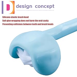 3sided toothbrush head