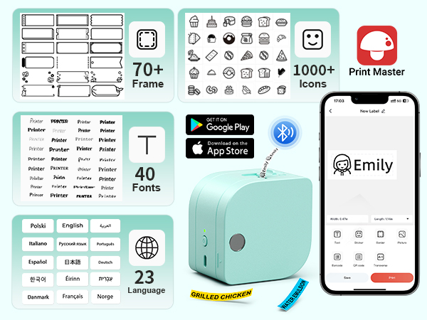 Small (about 2 cigarette packs thick & you can hold it in your hand)