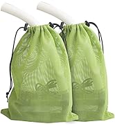 Chuanke 12.2"x 15.9" Pump Barrier Bag Textilene Material Mesh Bag for Pond Biological Filters avo...