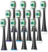 Replacement Toothbrush Heads Compatible with AquaSonic Black Series Vibe Series Duo Pro Elite Ser...