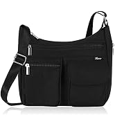 KAMO Crossbody Bag for Women - Multi-pocket Shoulder Bag Lightweight Messenger Bag Casual printed...