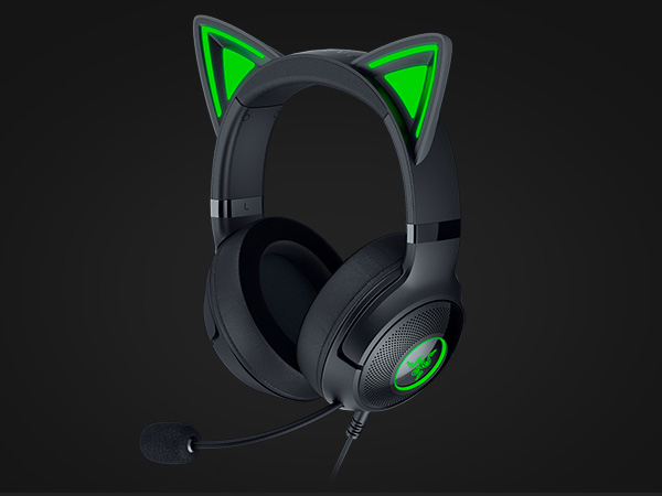 over-ear streaming retractable clear voice capture audio customizable RGB LED