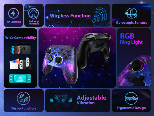 NexiGo wireless controller product features collection