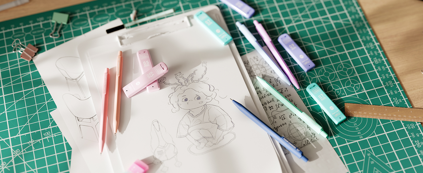 Mechanical Pencils 0.5mm 0.7mm 0.9mm