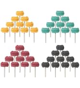 40 PCS Double-Layer Buffing Pads, Multi-Grit Abrasive Wheels (80/150/240/400) for Dremel & Drill ...