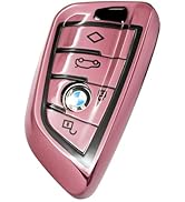 Creativity Suitable for BMW key fob Cover. Advanced soft TPU key box is compatible with F30 F45 F...