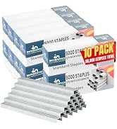 1InTheOffice Standard Staples Refill, Staples for Stapler, Replacement Staples, 1/4" Leg Length, ...