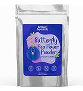 Butterfly Pea Flower Powder - Blue Matcha Tea - 4.02 oz - 100% Natural Food Coloring - Teas, Smoo...