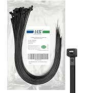 HS Extra Long Cable Zip Ties Heavy Duty 24 Inch, Strong Large Plastic ZipTies Big Straps 200 LBS ...