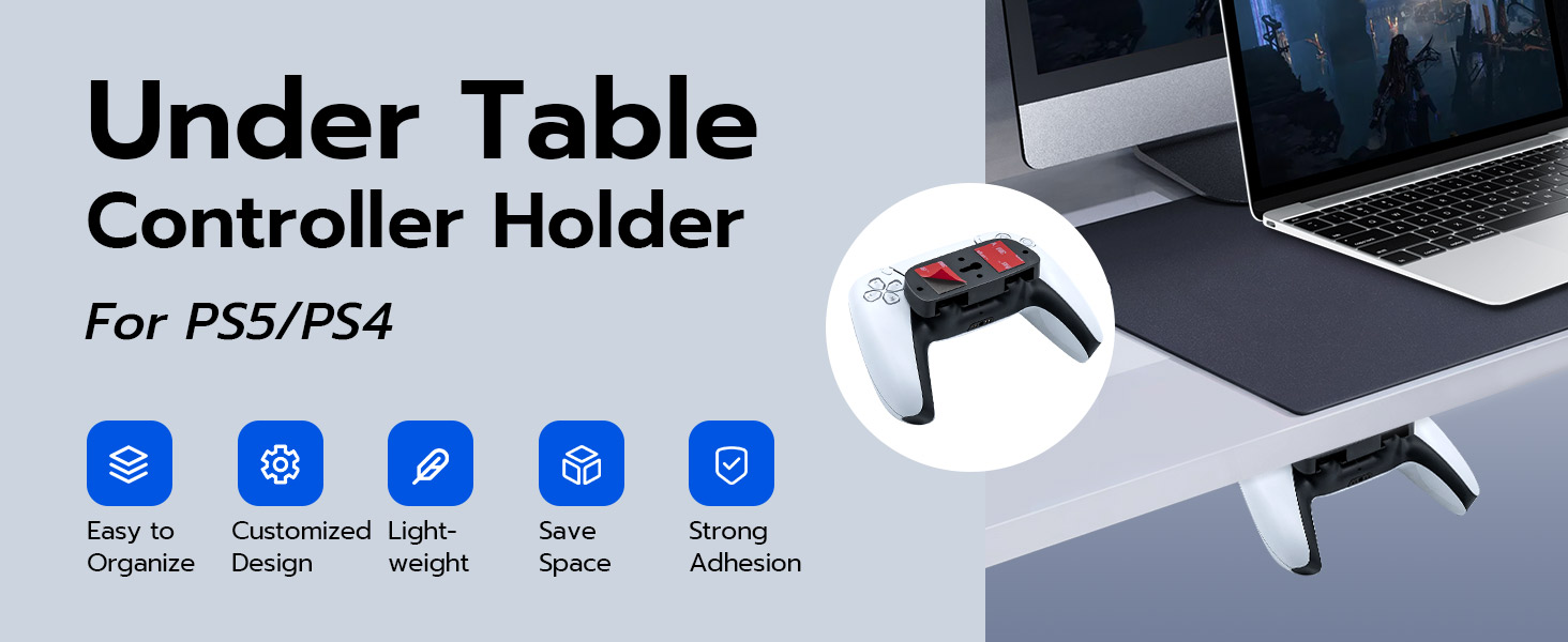 Under Table Controller Holder