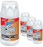 Brillo Cameo Cleaner, Perfect on Aluminum, Stainless Steel, Copper, Brass & Porcelain, No Scratch...