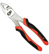 Proferred T21001 Slip Joint Pliers, 6 1/2" TPR Grip