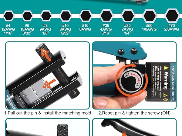 hydraulic crimping tool