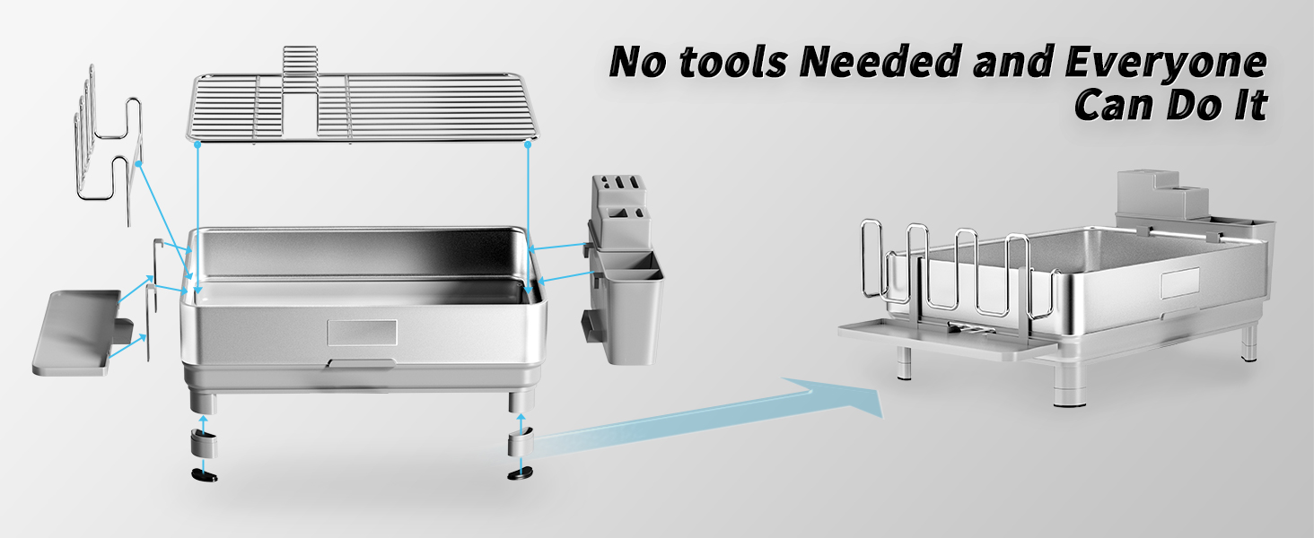 large dish racks for kitchen counter