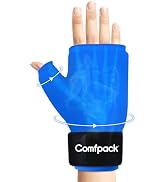 Hand Ice Pack Glove for Arthritis, Wrist Ice Pack Wrap for Carpal Tunnel, Wearable Gel T...