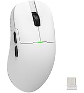 Ajazz AJ159 Dual Mode Lightweight Gaming Mouse with Type C Wired and USB Receiver with PAW3395 Se...