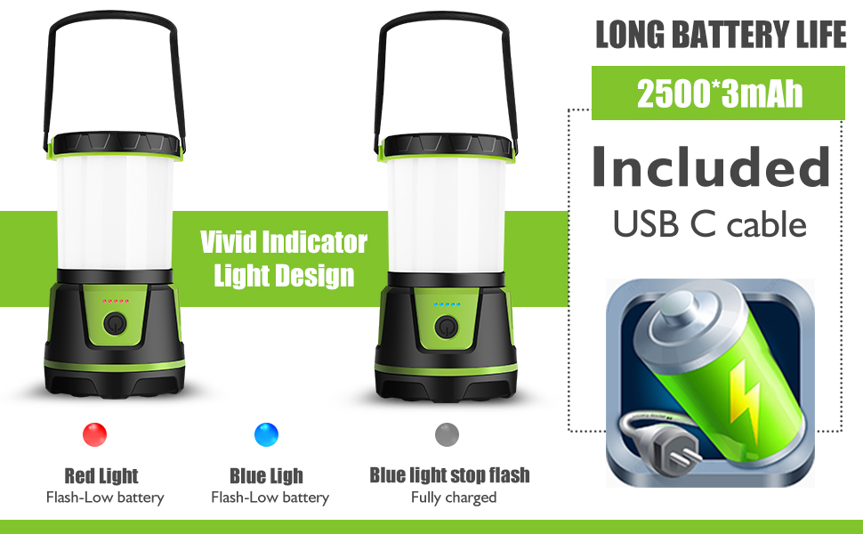 LED Camping Lantern Rechargeable