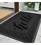 Yimobra Outdoor Indoor Door Mat Outside Entrance 29.5 x 17, 100% Waterproof All-Season Front Welc...