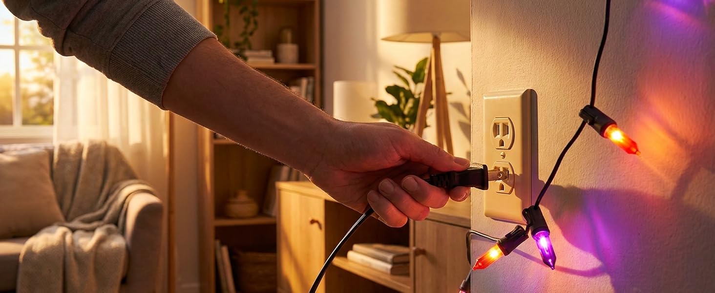 plug in halloween lights