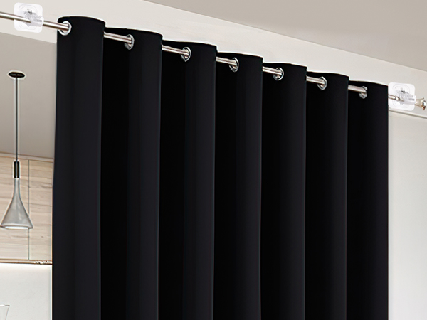 renter friendly curtain rod