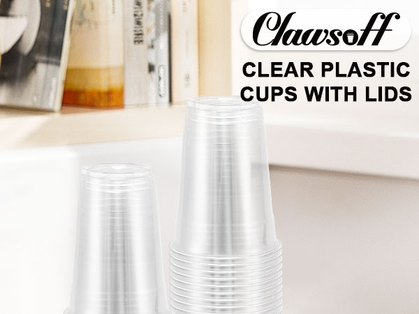 Plastic Cups with Lids