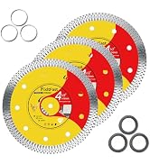 FIXLTFAST 4-1/2 x 7/8 Super Thin Indestructible Tile Diamond Saw Blades | 3PCS; Cutting Tile/Porc...