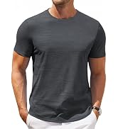COOFANDY Men's T Shirt Short Sleeve Classic Crew Neck T-Shirt Casual Summer Basic Tee Shirts