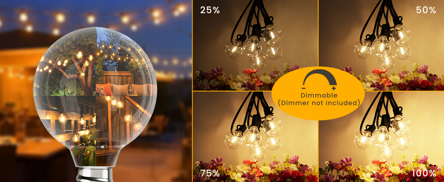 outdoor string lights for patio