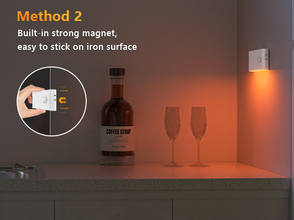 RGB motion sensor night light