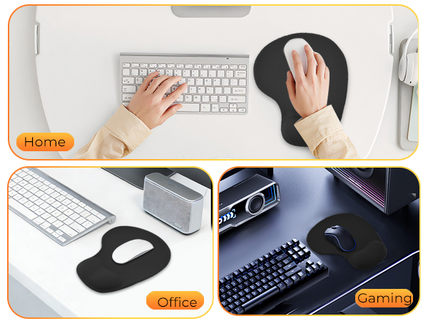 Mouse Pad with Wrist Rest Support