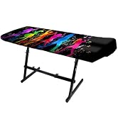Nuxovilar Stretchy 88 Keys Keyboard Piano Dust Cover, Dust - Proof Elastic Milk Silk with Colorfu...