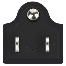 NEMA 5-15P Electrical Replacement Plugs End