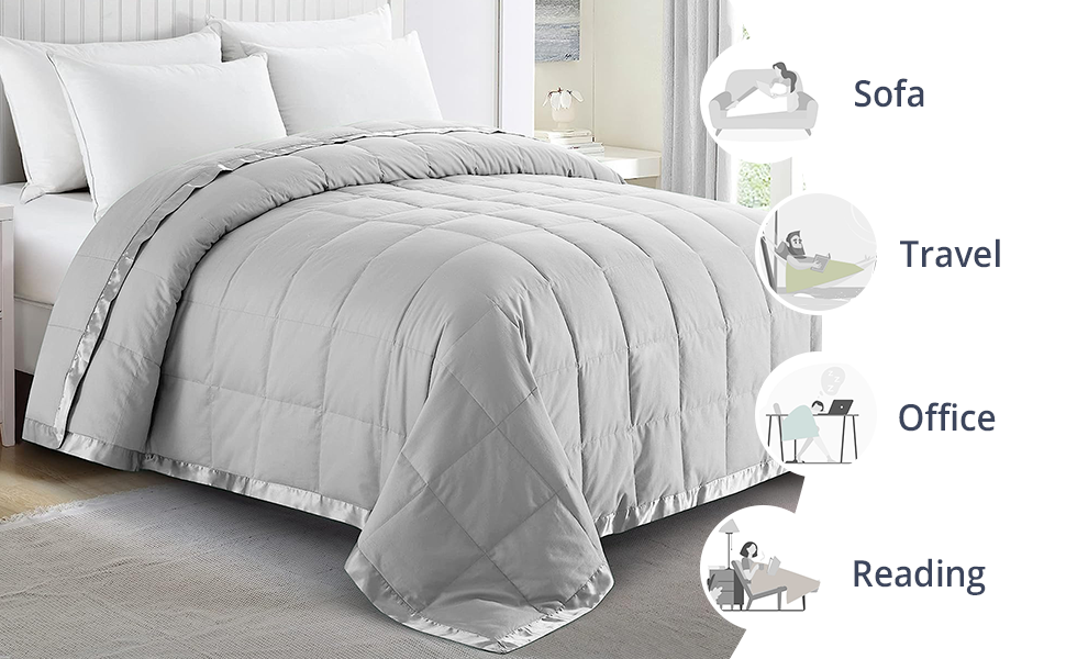 puredown lightweight down blanket