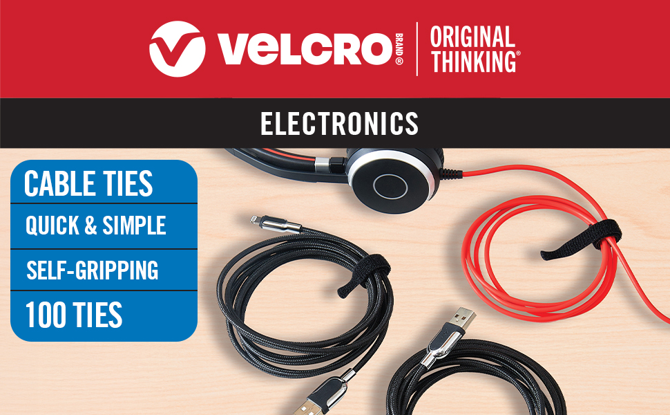 Pequeño regalo de Navidad para hombres, cintas VELCRO Brand para cables y gaming